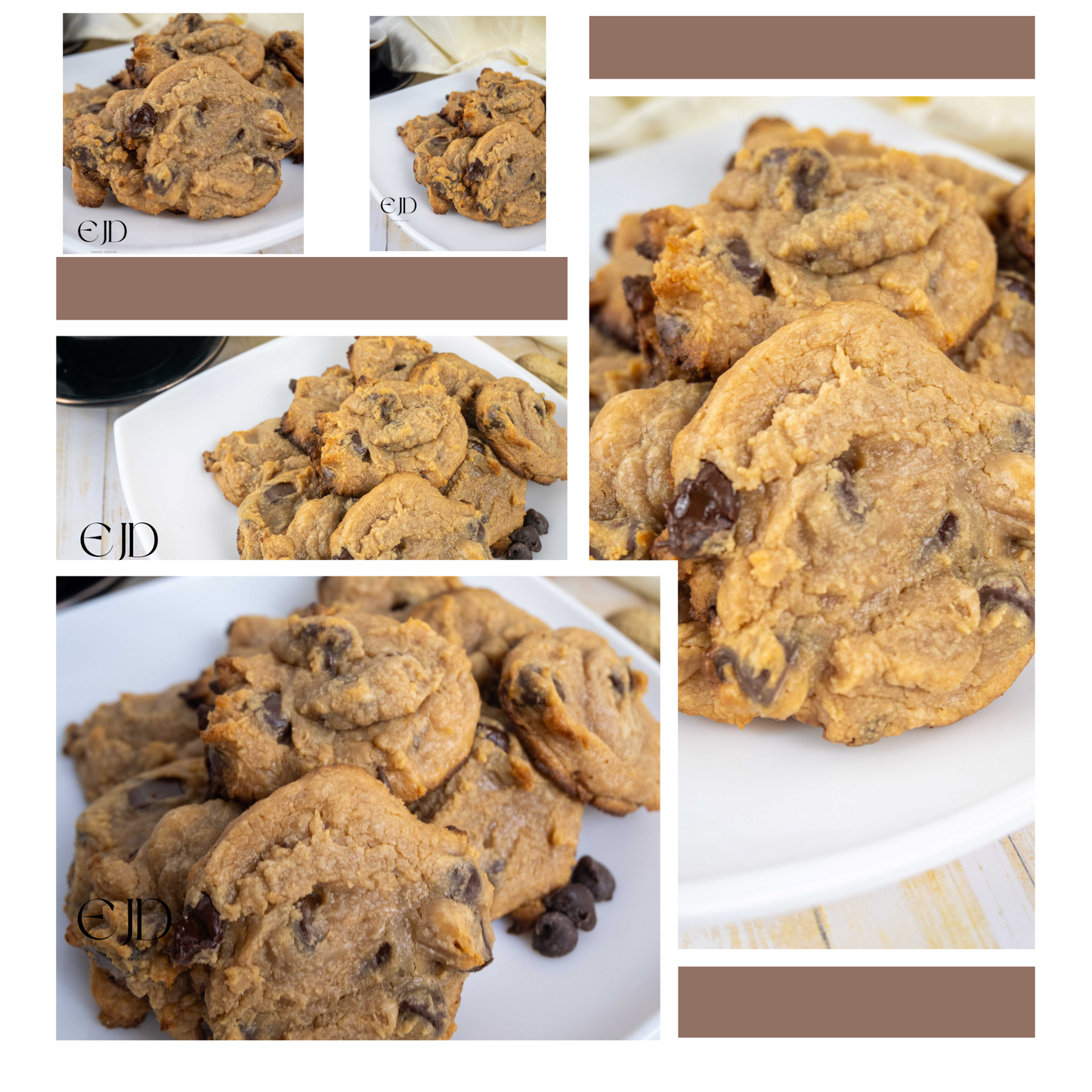 Chocolate Peanut Butter drop cookies, set 2