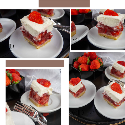 Low Carb Strawberry Pie, set 5